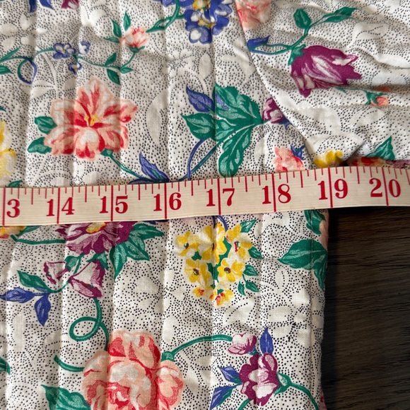 Willow Ridge Vintage Floral Polka Dot Women's Quilted Button Front Jacket - Picture 7 of 11